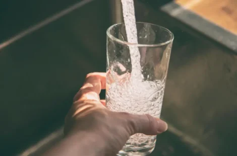 High-quality drinking water being poured in a glass in Seattle, WA