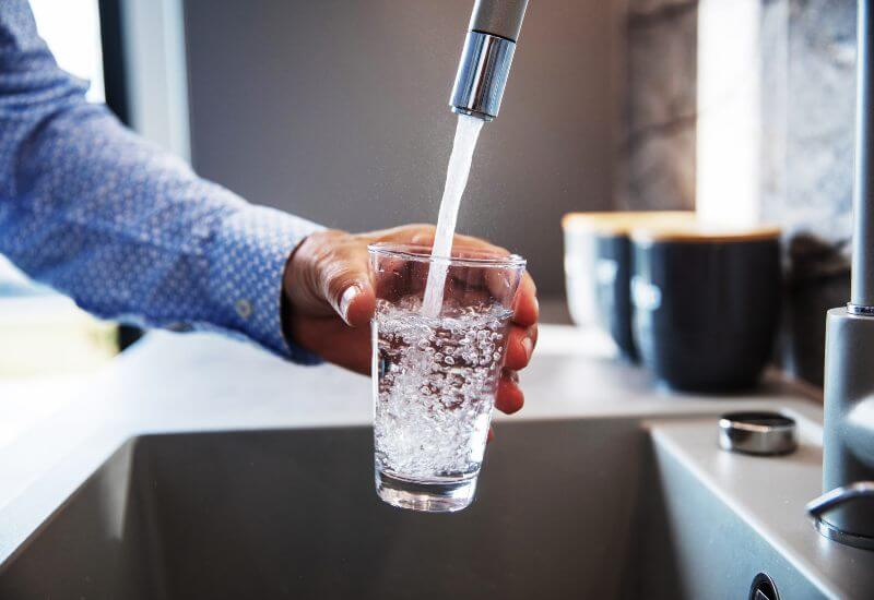 Filling Glass with Tap Water