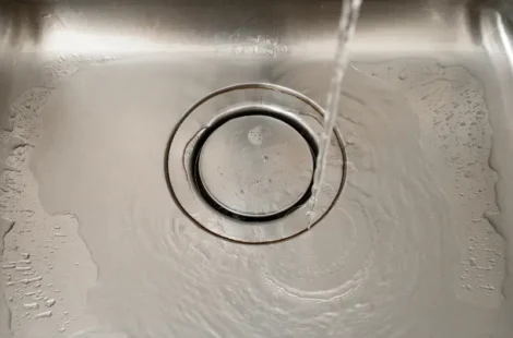 A clean drain in Seattle, Washington